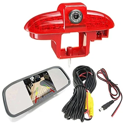 Imagen de HD Auto Nocturna Luz de Freno Furgoneta Cámara Marcha Atrás Visión Trasera Coche Puede Compatible con Opel Vivaro/Combo/Renault Master/Trafic/FIAT Scudo/Talento/Movano/Nissan/Primastar/Citroen