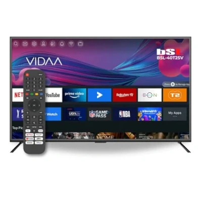 Imagen de BSL 40T2SV VIDAA Smart TV 40 Pulgadas WiFi RJ45 Resolución Full HD 1920X1080p USB DVBT2/S2 y Ci Compatible con Youtube, Netflix, Disney +, Dazn, Prime HDMI