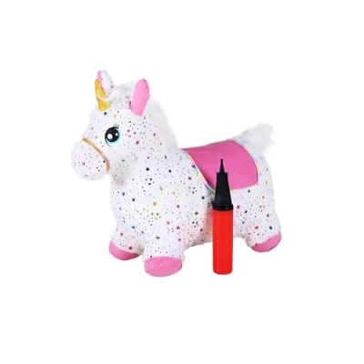 Imagen de KNORRTOYS.COM Saltar, Color Unicornio Multicolor, Incluye Bomba de Aire (40252)