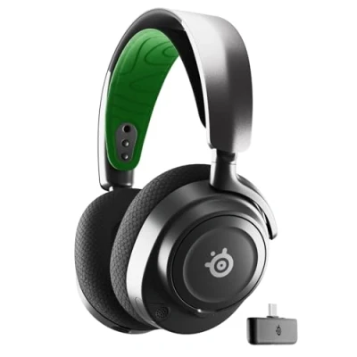 Imagen de SteelSeries Arctis Nova 7X Wireless auriculares gaming multiplataforma Controladores magnéticos de neodimio 2,4GHz + mezcla Bluetooth 38h batería Micro ClearCast Gen2 IA PS5,PC,Switch,móvil