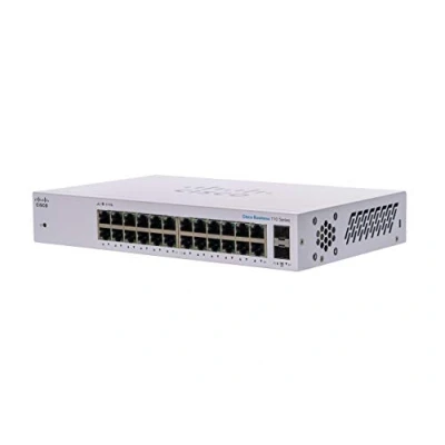 Imagen de Cisco Switch no gestionado Cisco® Business CBS110 24T D 24 puertos GE 2 x SFP de 1 G compartidos Protección limitada por vida (CBS110 D)