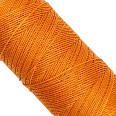 Imagen de Linhasita Bobina hilo encerado 100gr / 170 metros 1 mm de grosor poliester (Naranja)