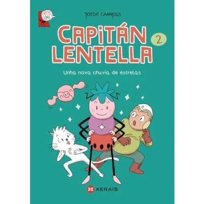Imagen de Capitán Lentella 2. Unha nova chuvia de estrelas (INFANTIL E XUVENIL MERLÍN Cómics)