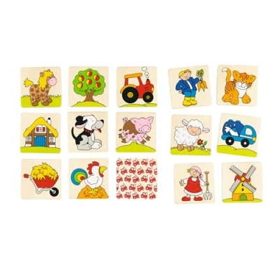 Imagen de Goki Animales Jueoge de Memoria, Granja, Multicolor, S (2041374)