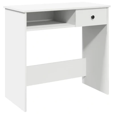 Imagen de vidaXL Escritorio de Madera contrachapada Blanco 80x40x75 cm