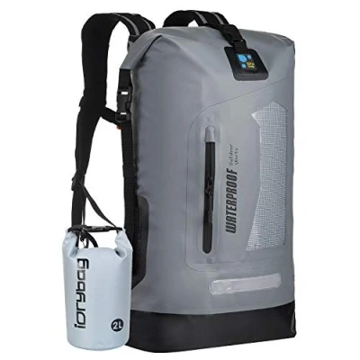 Imagen de IDRYBAG Mochila Impermeable Seca 20L/30L/40L, Flotante para Hombres, Saco Seco Kayak