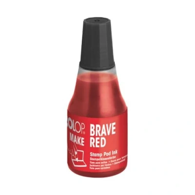 Imagen de COLOP Recambio de tinta para tampón Make, 25 ml, color rojo