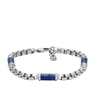 Imagen de Fossil Sodalith Pulsera, Hombre, Talla: One Size, Silber