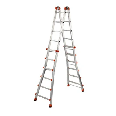 Imagen de GIERRE AL060 Escalera telescópica multifunción de Aluminio PEPPina EN131 (6+6 peldaños)
