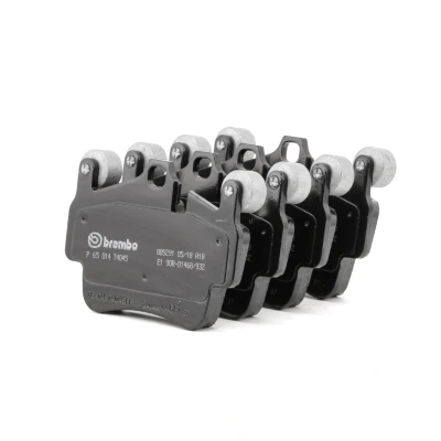 Imagen de BREMBO P 65 014 Juego de pastillas freno preparado para indicador desgaste sin accesorios, con pesos equilibrio PORSCHE: Boxster, Cayman norauto