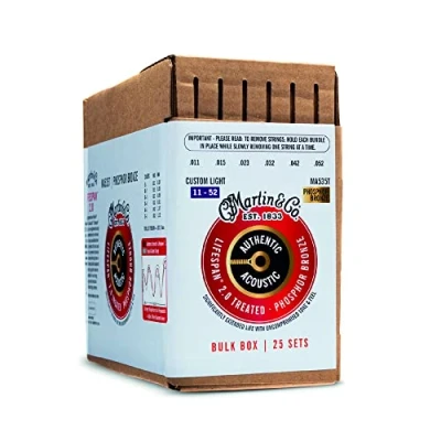 Imagen de Martin Cuerdas para guitarra acústica (41BULKBOXMA535T)