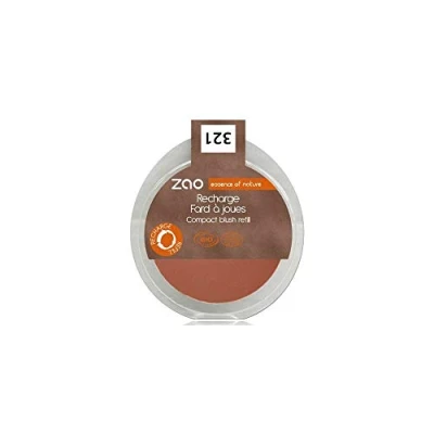 Imagen de ZAO REFILL colorete Compacto 321 marrón naranja rosa rojo recambio de