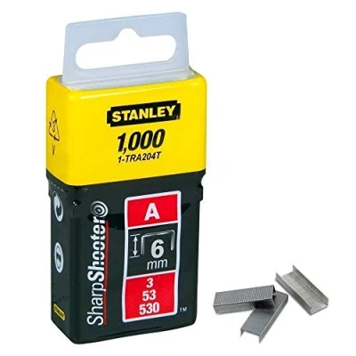 Imagen de STANLEY 1 TRA204T Grapa tipo a (5/53/530) 6mm 1000 u.