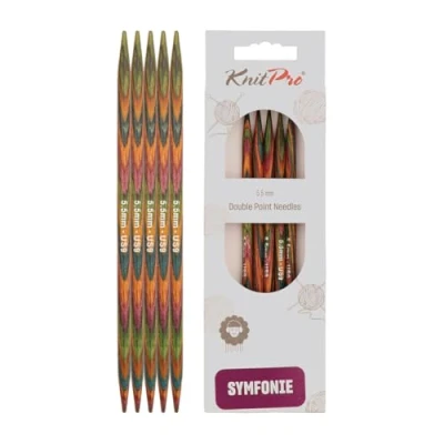 Imagen de Knit Pro K20112 Agujas para Calcetines, Metal, Multicolor, 5,50 mm
