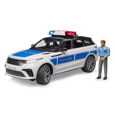 Imagen de bruder 02890 Range Rover Velar Vehículo de policía con 1:16 Vehículos, Coche intervención, policía, patrulla, Vehículos Juguetes a partir 4 años