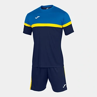 Imagen de Joma Danubio Conjunto de Fútbol Camiseta y Pantalones Cortos, Hombre, Azul (Royal/Navy Blue), 4XS