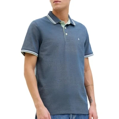 Imagen de Jack &amp; Jones Jjepaulos Polo SS Noos Hombre, Ocean View/Detail:Play, XXL
