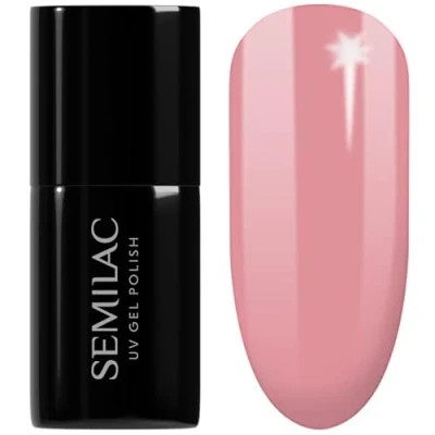 Imagen de Semilac Esmalte Semipermanente UV 581 Delicate Coral 7ml Colección Naked Nails