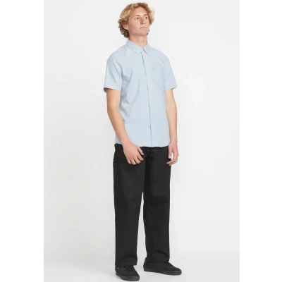 Imagen de Volcom Everett Oxford Camisa, Hombre, Talla: Large, Wrecked indigo