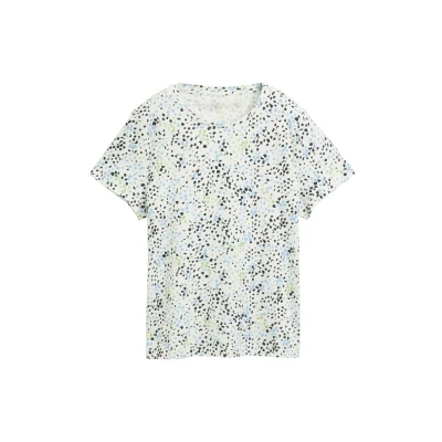 Imagen de TOM Tailor Camiseta estampada, Mujer, Talla: Small, Multicolor white dot structure