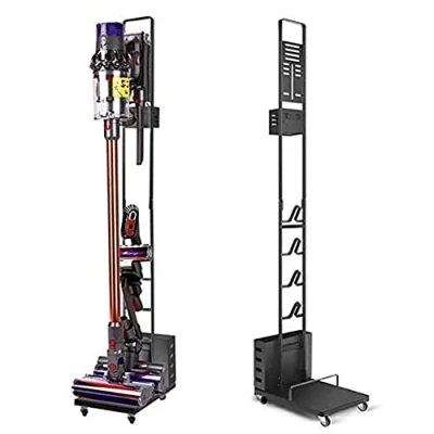 Imagen de Soporte de Vacío para V15 V12 V11 V10 V8 V7 V6 con Ruedas, Porta Organizador Pie Almacenamiento Dyson Aspiradoras Accesorios DC30 DC31 DC34 DC35 DC58 DC59