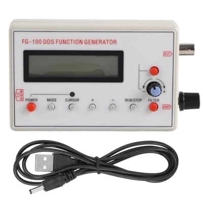Imagen de Generador de Funciones, FG 100 Módulo fuente señal, DDS Contador frecuencias Señal 1HZ 500KHz