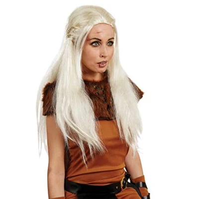 Imagen de Fun Shack Peluca Daenerys Khaleesi Mujer, Madre De Dragones Pelucas Disfraz Pelicula Medieval, Mujer Carnaval Talla Unica