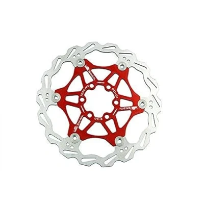 Imagen de Snail Bicicleta Disco Freno Rotor Flotante MTB Rotores 180mm (Rojo)