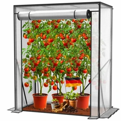 Imagen de KESSER® Invernadero de láminas Premium, Tomates, Invernadero, Transparente, 100 x 50 150 cm