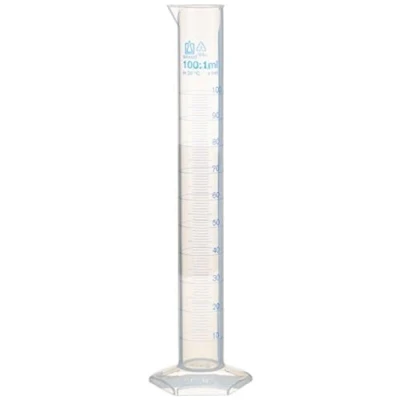 Imagen de Neolab Electric 1613 Cilindro medidor (100 ml: 1 ml de alto, PP, base hexagonal)