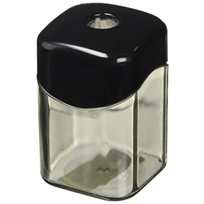 Imagen de M+R 709230000 Sacapuntas con depósito rectangular, color negro