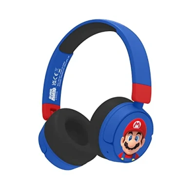 Imagen de OTL Technologies Auriculares Infantiles INALÁMBRICOS Super Mario Bluetooth Plegables