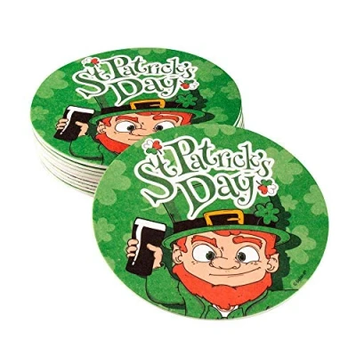 Imagen de Boland BOL44905 Juego de 10 Posavasos del día San Patricio, cm