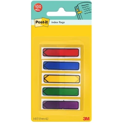 Imagen de Post It 684 ARR1 Index flecha, 11.9 x 43.1 mm, multicolor