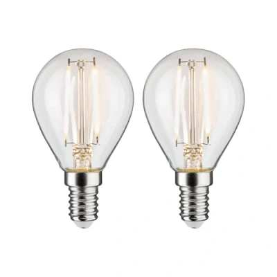 Imagen de Paulmann LED E14 2,7W 2700K filamento 2 ud