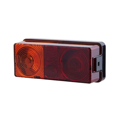 Imagen de HELLA Piloto posterior Lámparas incandescentes 12V / 24V montaje exterior/atornillado ECE Color de tulipa: rojo/amarillo Conector: Conector plano izquierda Cant.: 68 2SD 998 531 057