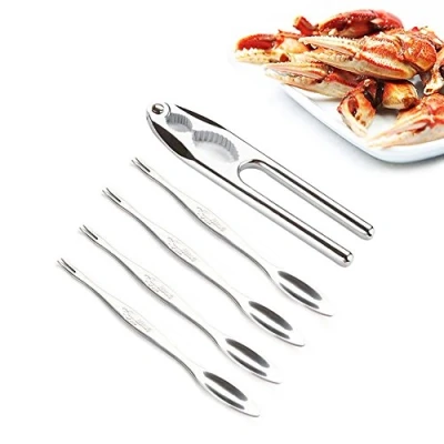 Imagen de Miusikit Kit De Herramientas Marisco Galleta Cascanueces,Mariscos,Nueces,Mariscos,Langosta y cangrejo Cracker Set (5 piezas)