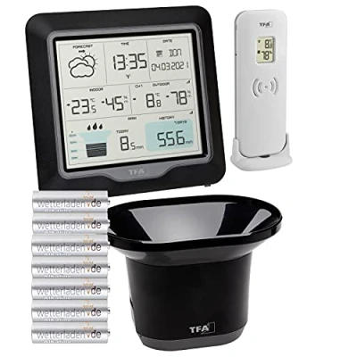 Imagen de TFA Dostmann RAIN PRO 35.1160 Estación meteorológica inalámbrica (con pluviómetro, previsión meteorológica, con pilas)
