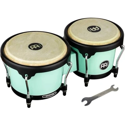 Imagen de MEINL Percussion Headliner Bongo Journey Series Special Edition 6 1/2&quot; Macho &amp; 7 Hembra Seafoam Green (HB50SF)
