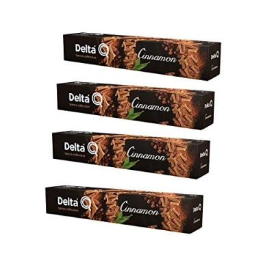 Imagen de Pack Xl 40 Café CINNAMON ESPRESSO CON CANELA Cápsulas Delta Q INTENSIDAD 1 4 X10 CAPSULAS
