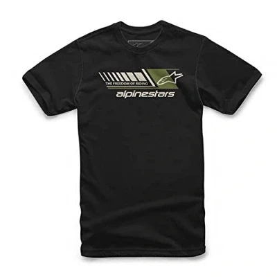 Imagen de Alpinestars Camiseta de Manga Corta para Hombre y Mujer T Shirt Cuello Redondo Comfort Regular Fit Estilo Deportivo