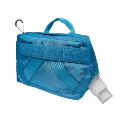 Imagen de Kurgo RSG Cantimplora para Perros, Bolsa de Agua Desmontable, Compatible con Arnés MOLLE, Accesorio Perros Guía 350 ml, Azul