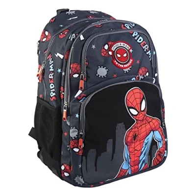 Imagen de CERDÁ LIFE&#039;S LITTLE MOMENTS Mochila Spiderman con Bolsillo Frontal y Malla Lateral para niño Colección Escolar Licencia Oficial Marvel, Multicolor, único (2100003828)
