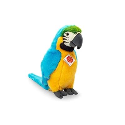 Imagen de Teddy Hermann 94167 Loro pájaro, Guacamayo de Pecho Amarillo 27 cm, Peluche