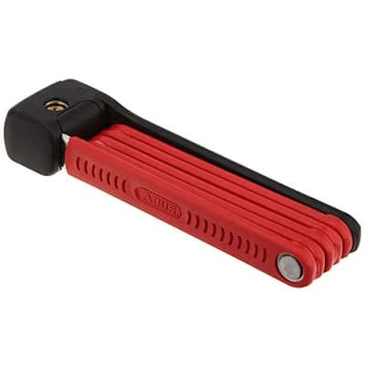 Imagen de ABUS Bordo Lite 6055K SH Candado plegable con estribo de bicicleta extraligero acero especial nivel seguridad 7 85 cm Rojo