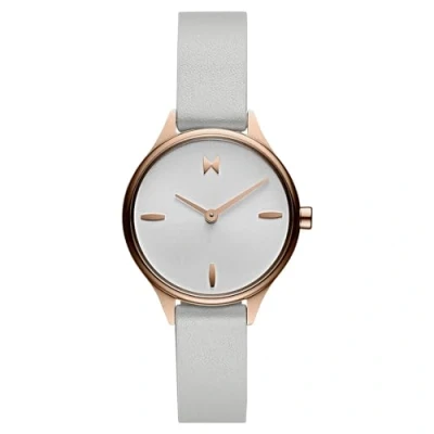 Imagen de MVMT Reloj Analógico de Cuarzo para Mujer con Correa en Piel Gris 28000278 D
