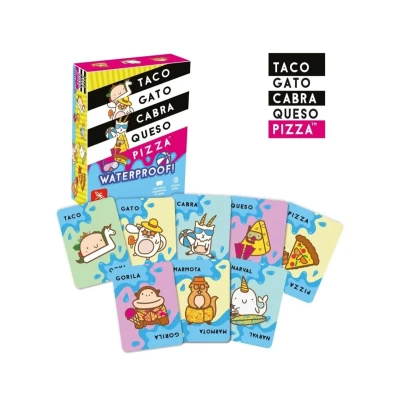 Imagen de Ludilo Taco Gato Waterproof Juegos De Mesa 3 A 8 Jugadores para Piscina Niños Y Adultos Juego Cartas Años O Más Regalos