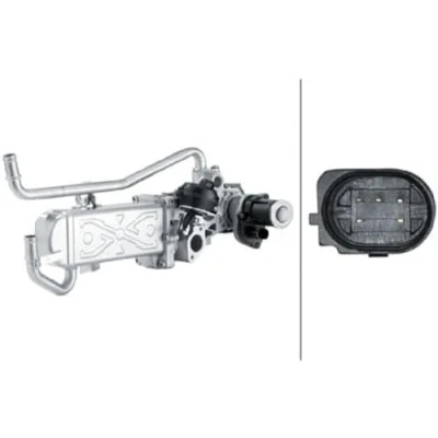 Imagen de HELLA 6NU 358 167 011 Módulo AGR con juntas, radiator EGR válvula SEAT: Ibiza 4, 4 Sportcoupe, ST