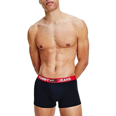 Imagen de Tommy Hilfiger Hombre Bóxer Trunk Ropa Interior, Azul (Desert Sky), S
