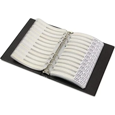 Imagen de Fasizi 1% 0402 SMD Resistor Carpeta surtida (0 ohm 10 m ohm) 170 valor x 50 piezas = 8500 unidades de libro muestras